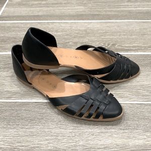DV Dolce Vita Black Flats Sz 8
